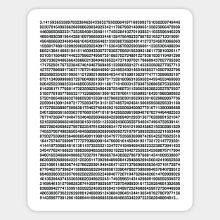 DIGITS OF PI (BOX) Magnet